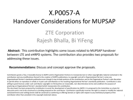 X.P 0057-A:eHRPD Optimized HO for MUPSAP