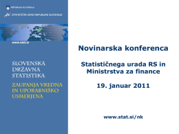 Kratka predstavitev vsebine - Statistični urad Republike Slovenije