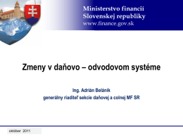 Ministerstvo financií Slovenskej republiky