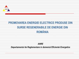 Prezentare ANRE - Focus Energetic