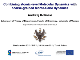 Combining atomic-level Molecular Dynamics with coarse