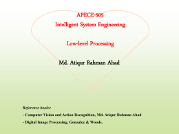 Lecture Note: 4 - Md. Atiqur Rahman Ahad