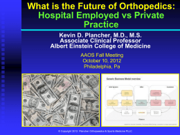 David Dickerson, M.D. - American Academy of Orthopaedic Surgeons