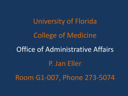 Administration - Office of Faculty Affairs & Professional Development