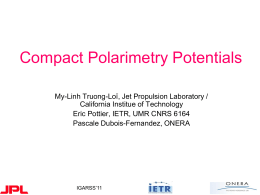 Compact Polarimetry Potentials - Geoscience & Remote Sensing