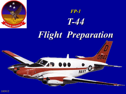 Flight Procedures - 1 “Flight Preparation”