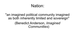 Imagined Communities