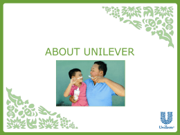 About Unilever Presentation