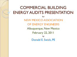 commercial building energy audits