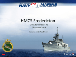 HMCS Fredericton - Halifax & Region MFRC