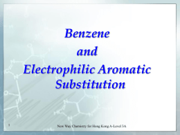 Benzene and Substitution Reactions