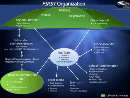 FRC Organizational Chart