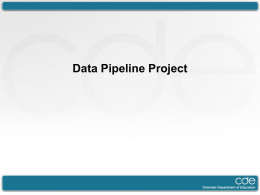 What is the Data Pipeline Project?