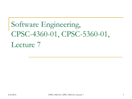 Lecture 7