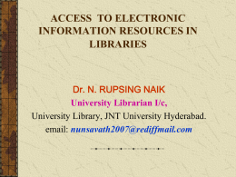 PPT - INFLIBNET Centre