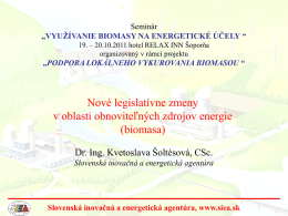 Šoporňa - Biomasa info