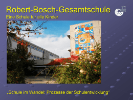 Materialien der Robert-Bosch-Gesamtschule, Hildesheim (ppt