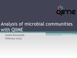34. Quantitative Insights Into Microbial Ecology