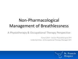 Management of Breathlessness