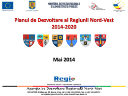 Prezentare PDR Regio 12 mai 2014 - ADR Nord-Vest