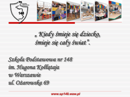 Szkoła Podstawowa nr 148 im. Hugona Kołłątaja w Warszawie ul