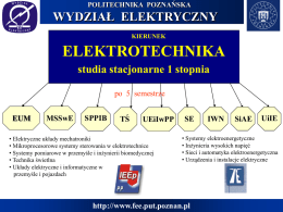 PPT - Instytut Elektrotechniki i Elektroniki Przemysłowej