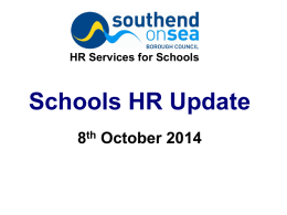 (Presentation) HR Update Human Resources Service