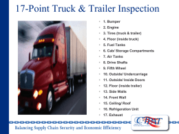 17-Point Truck and Trailer Inspection