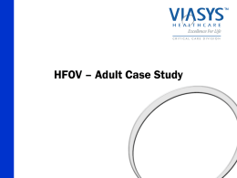 HFOV Adult Case Study Presentation