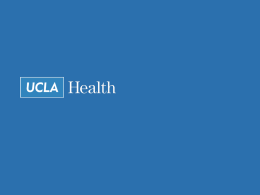 UCLA Health PowerPoint Template
