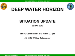View this Power Point Presentation on the Oil Spill