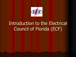 Electrical Council - Ecf