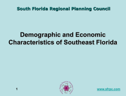 Demographic Characteristics of Southeast Florida
