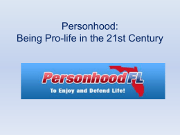 Personhood FL Powerpoint Presentation