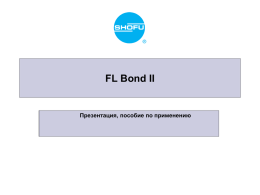 FL Bond II. Презентация, инструкция 2014 г.