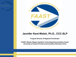 Kent-Walsh - LIFE at UCF - University of Central Florida