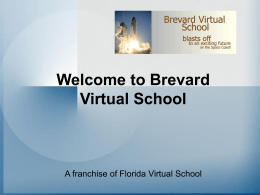Welcome to Brevard Virtual School