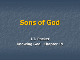 Knowing God - Chapter 19 - Providence Bible Church