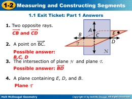 Holt McDougal Geometry 1-2