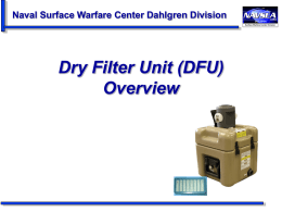 PPT: Dry Filter Unit