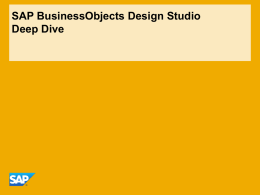 Design Studio - SAP Service Marketplace