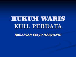 HK Waris BW - Sigit Budhiarto