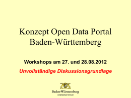 Open Data Portal Baden