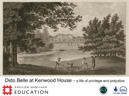 Dido Belle at Kenwood House - a life of privilege