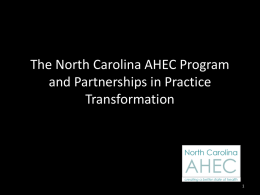 Presentation - National Academy for State Health Policy