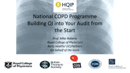 COPD`s story - buliding QI into your audit from the start