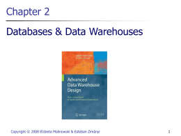 Chapter 2. Introduction to Databases and Data Warehouses