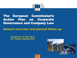 What can we further expect from the EU-Commission with