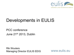 Update on developments in EULIS