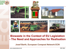 Biowaste in the Context of EU Legislation